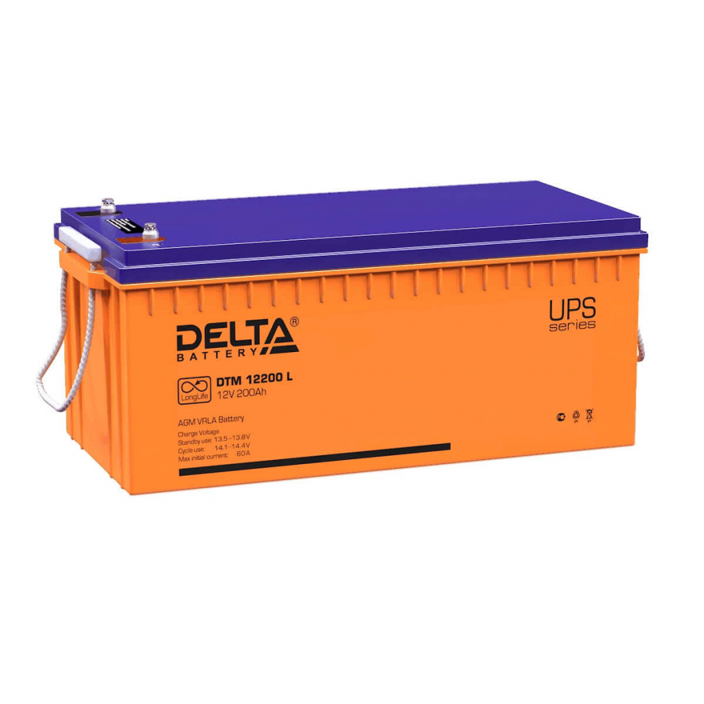 Аккумуляторная батарея Delta DTM 12200 L (12V / 200Ah)