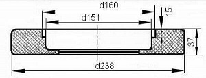 Амортизатор 12455-Н (168.20.007)